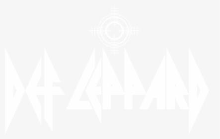 Def Leppard Logo Black And White - Jhu Logo White, HD Png Download, Transparent PNG