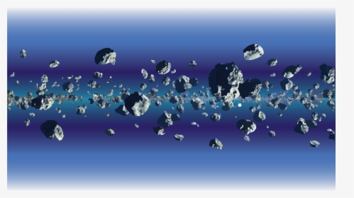 Transparent Clipart Rocket Blasting Off - Floating Rocks In Space, HD Png Download, Transparent PNG