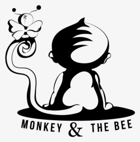 Monkey And Bee, HD Png Download, Transparent PNG