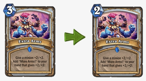 Extra Arms Reverted Nerf - Extra Arms Hearthstone, HD Png Download, Transparent PNG