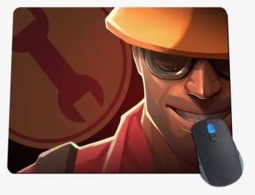 Engineer Mouse Pad Tf2, HD Png Download, Transparent PNG
