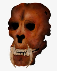 Vampire Skull Png - Skull, Transparent Png, Transparent PNG