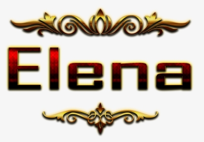 Elena Decorative Name Png - Indra Name, Transparent Png, Transparent PNG