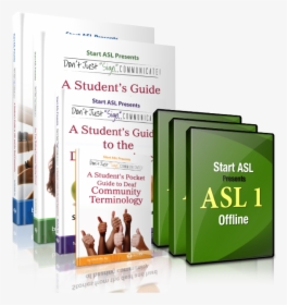 The Start Asl Offline Course - Start Asl Books, HD Png Download, Transparent PNG