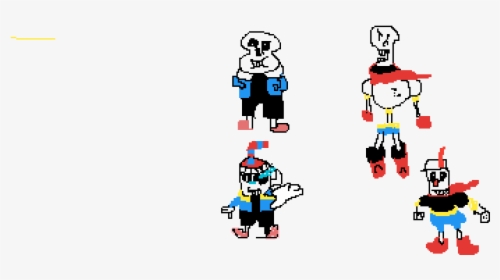 Cuphead And Mugman As Sans And Papyrus, HD Png Download, Transparent PNG