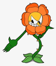 Cagney Carnation Cuphead Wiki Fandom Powered By - Cagney Carnation, HD Png Download, Transparent PNG