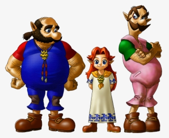 Mario And Luigi Ocarina Of Time, HD Png Download, Transparent PNG