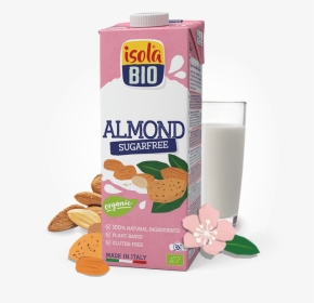 Almond Unsweetened Drink - Isola Bio Rice Coconut, HD Png Download, Transparent PNG