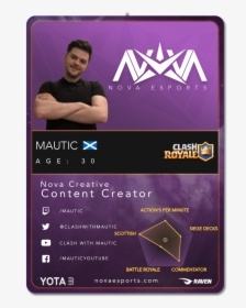 Mautic Card - Nova Esports Brawl Stars, HD Png Download, Transparent PNG