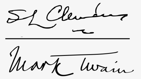 Transparent Signatures Mark - Mark Twain Signature, HD Png Download, Transparent PNG