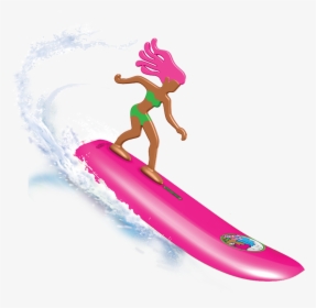 Bali Bobbi - Surfer Dudes Wave Powered Mini-surfer And Surfboard, HD Png Download, Transparent PNG