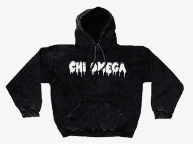 Black Acid Texture Sweatshirt, Reading Chi Omega - Hoodie, HD Png Download, Transparent PNG
