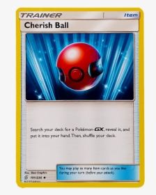 Cherish Ball Uncommon - Cherish Ball Pokemon Card, HD Png Download, Transparent PNG