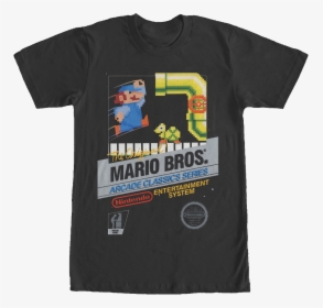 Original Mario Bros Cartridge T-shirt - Mario Bros 1983 Nes, HD Png Download, Transparent PNG