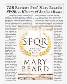 Spqr Book, HD Png Download, Transparent PNG