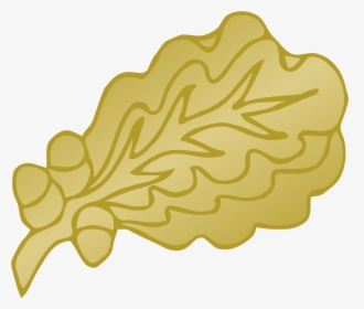 Oak Leaf Cluster , Png Download - Gold Oak Leaf Png, Transparent Png, Transparent PNG