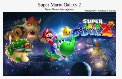 Super Mario Galaxy 2 Sheet Music Composed By Arranged - Super Mario Galaxy 2, HD Png Download, Transparent PNG