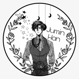 #juminhan #mysticmessenger #jumin #jumin Han #galaxysticker - Cartoon, HD Png Download, Transparent PNG