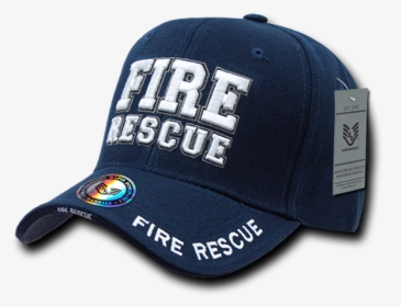 Fire Rescue Cap Blue - Baseball Cap, HD Png Download, Transparent PNG