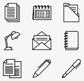 Icon Office Supplies Vector, HD Png Download, Transparent PNG