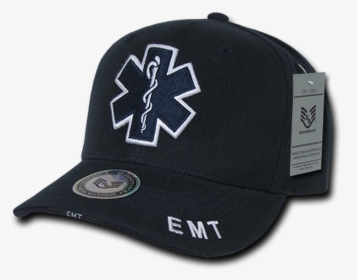 Emt Cap Cross Blue - Paramedic Hat, HD Png Download, Transparent PNG