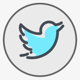 Transparent Twitter Icon Circle Png - Twitter Logo, Png Download, Transparent PNG