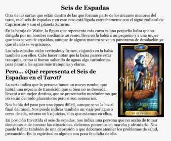 06 Seis De Espadas - Poster, HD Png Download, Transparent PNG