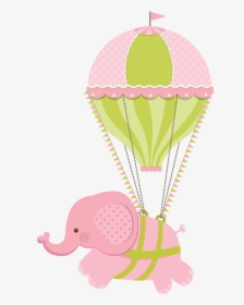 Clipart Umbrella Baby Elephant - Baby Shower Balloons Clipart, HD Png Download, Transparent PNG