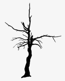 Dead Tree Silhouette Png - Dead Tree Silhouette Transparent Background, Png Download, Transparent PNG