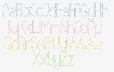 Blitz Stitch Font - Calligraphy, HD Png Download, Transparent PNG