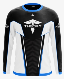 Theory Nation Long Sleeve Jersey - Long-sleeved T-shirt, HD Png Download, Transparent PNG