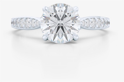 Award Winning, Round Solitaire Engagement Ring - Engagement Ring, HD Png Download, Transparent PNG