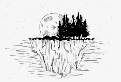 The Backwoods Poet Sm - وکتور منظره سیاه و سفید, HD Png Download, Transparent PNG