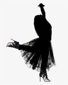 #silouette #girl #girlsilhouette ##dancer #dancing - Silhouette, HD Png Download, Transparent PNG