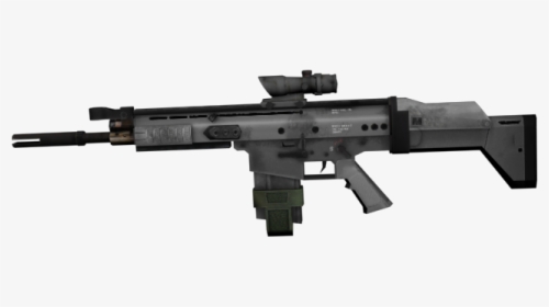 Scar H With Acog, HD Png Download, Transparent PNG