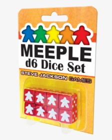 Meeple D6 Dice Set - Game, HD Png Download, Transparent PNG