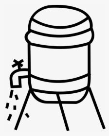 Transparent Water Vector Png - Water Cooler For Coloring, Png Download, Transparent PNG