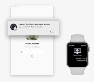 Using The Ï£¿watch To Unlock Secrets In Macos Catalina - Analog Watch, HD Png Download, Transparent PNG