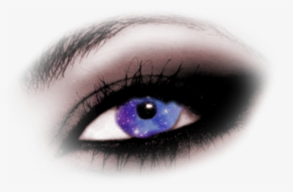 #eye #galaxy #olho #galaxia - Eyes, HD Png Download, Transparent PNG