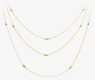 Extra Long Antique Gold Ellipse Bead Layering Station - Chain, HD Png Download, Transparent PNG