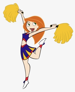 Kim Possible Cheerleader - Cheerleading Cartoon, HD Png Download, Transparent PNG