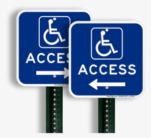 Access Left Arrow Directional Signs - Braille And Tactile Signs, HD Png Download, Transparent PNG