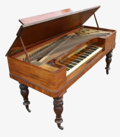 Clementi Square Piano With Lid Raised - 1709 Piano, HD Png Download, Transparent PNG