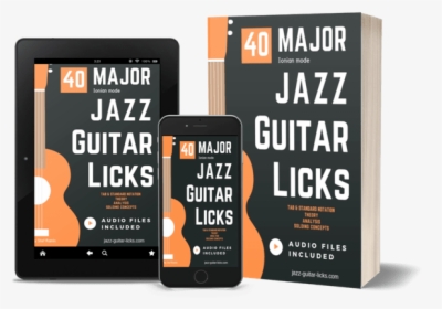 40 Ionian Jazz Guitar Licks Pdf Ebook - Chord, HD Png Download, Transparent PNG