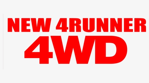 New 4runner 4wd, HD Png Download, Transparent PNG