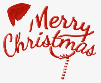 Feliz Navidad Png Hd - Word Merry Christmas Design, Transparent Png, Transparent PNG