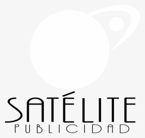 Satelite Publicidad Logo Black And White - Satelite, HD Png Download, Transparent PNG