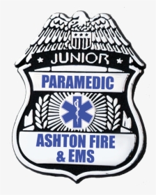 Custom Junior Paramedic Plastic Badge - Star Of Life, HD Png Download, Transparent PNG