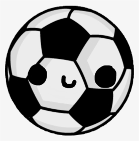 Kawaii Clipart Sport - Kawaii Soccer Ball Drawing, HD Png Download, Transparent PNG