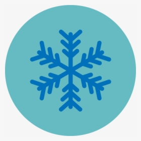 Winter Icon - Snowflake Svg, HD Png Download, Transparent PNG